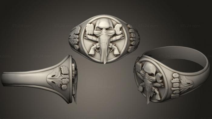 Jewelry rings (Ring 262, JVLRP_0744) 3D models for cnc